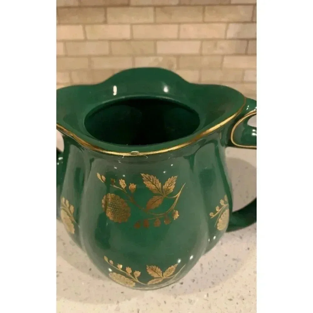 Pearl‎ Green Teapot with 22K Gold Trim